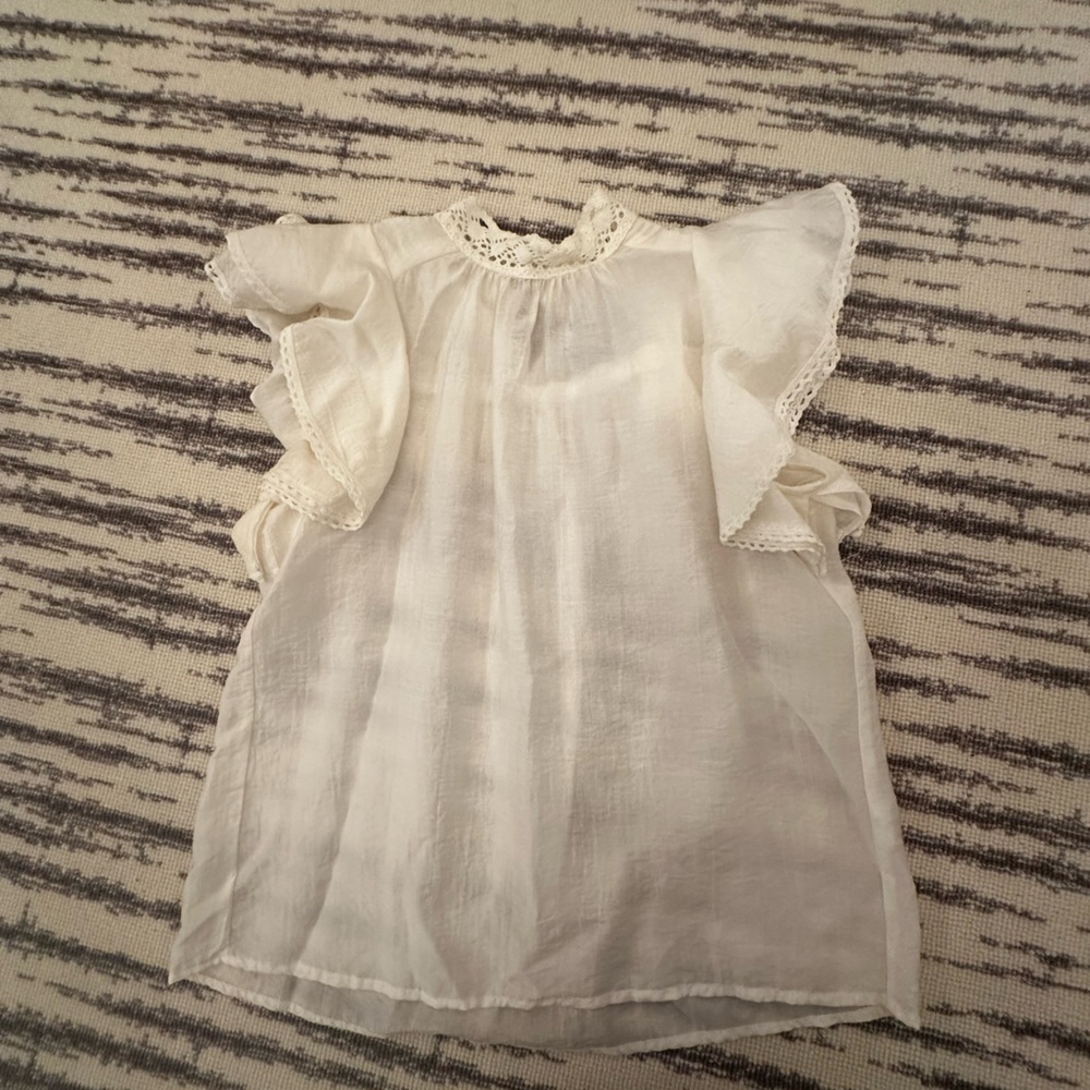 Sheer high neck blouse